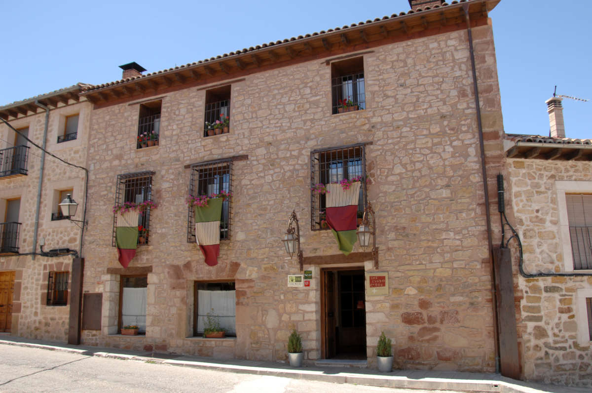 Vista exterior de la fachada de la casa