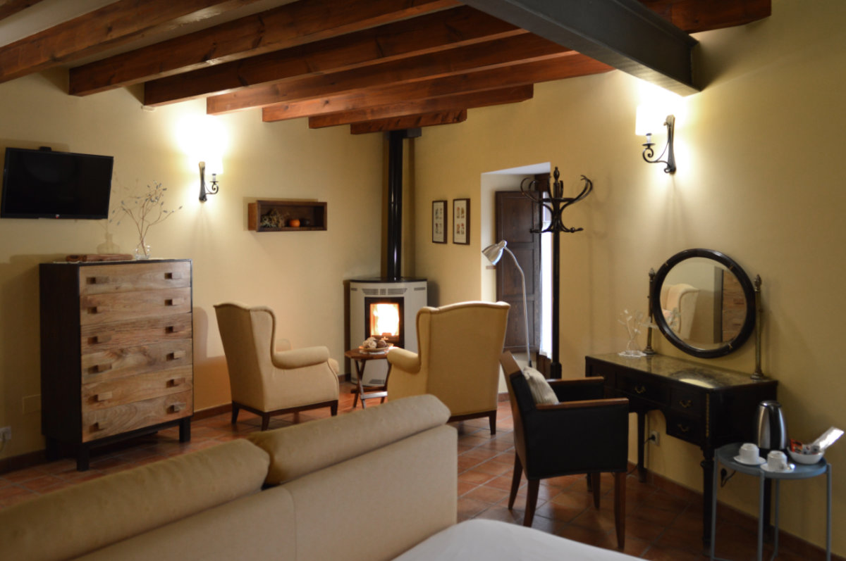 Vista del interior de la habitación Travesaña Baja