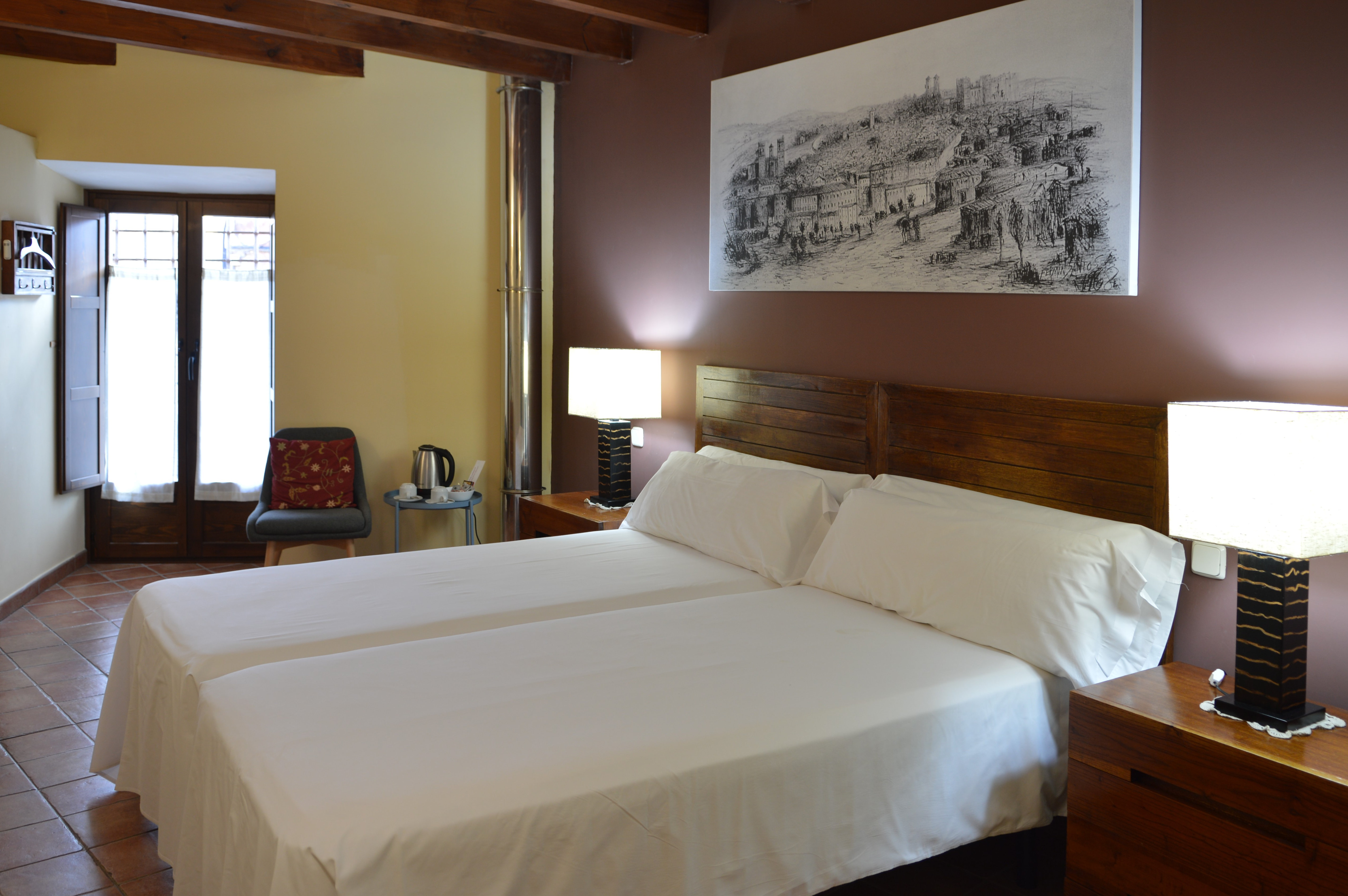 Vista del interior de la habitación Herreros