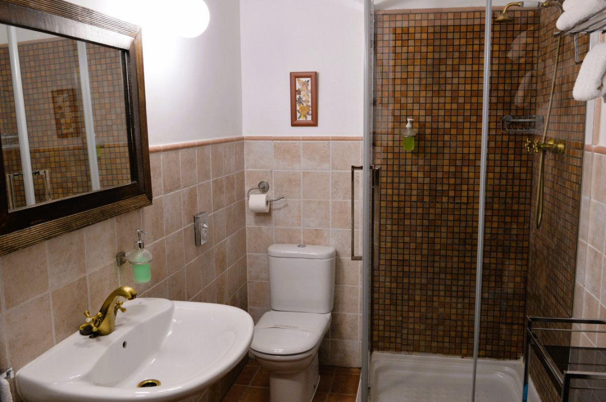 Cuarto de baño de la habitación Arcedianos