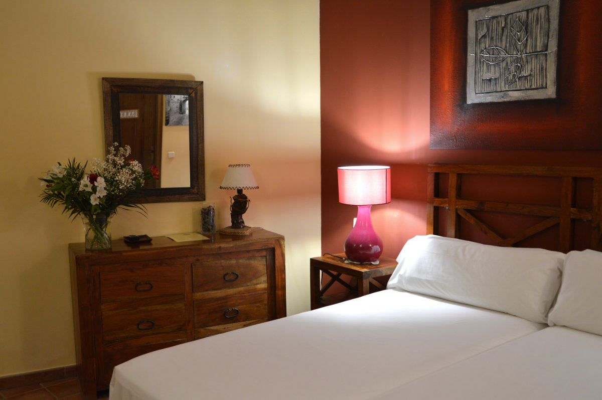 Vista del interior de la habitación Villegas