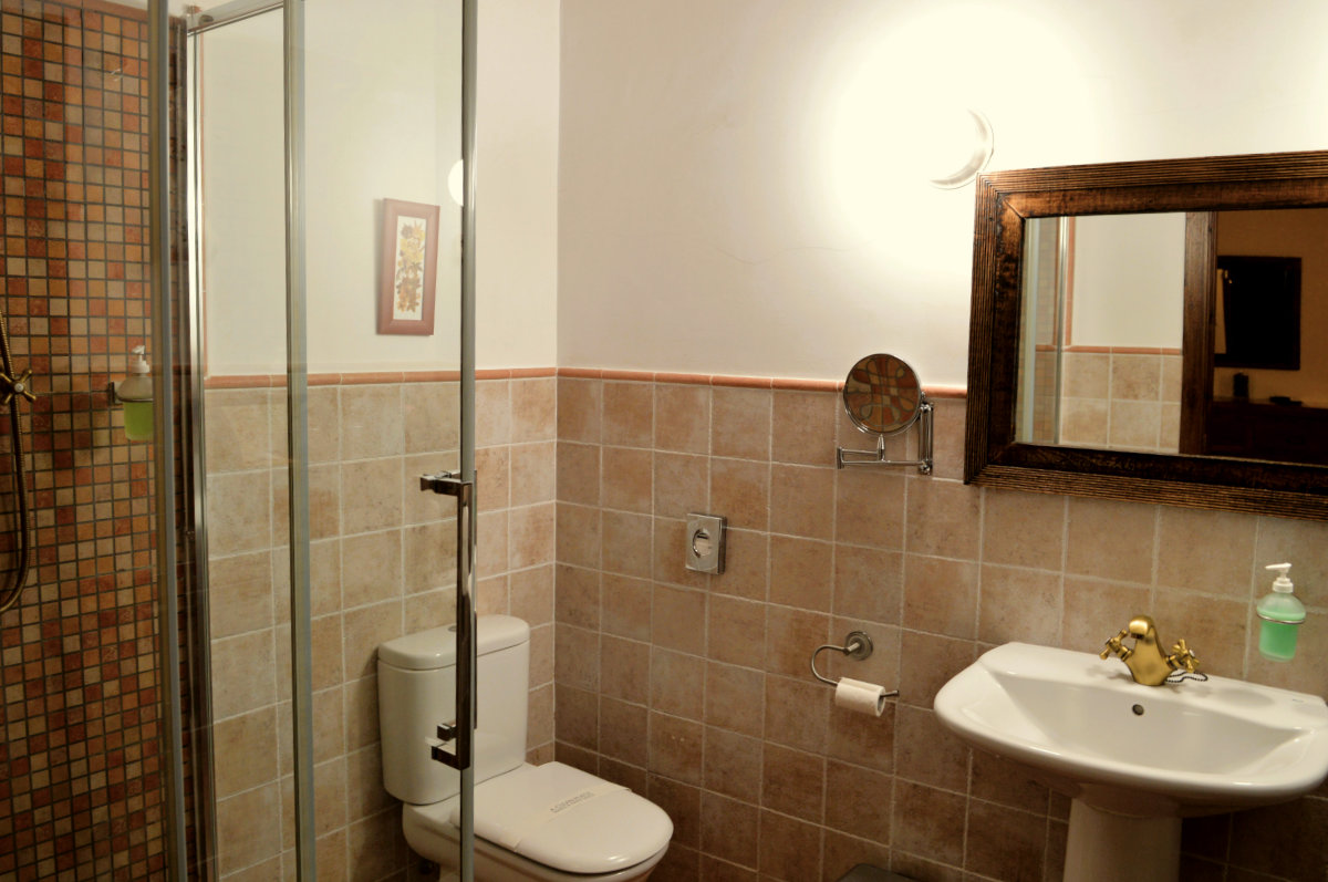 Cuarto de baño de la habitación Villegas