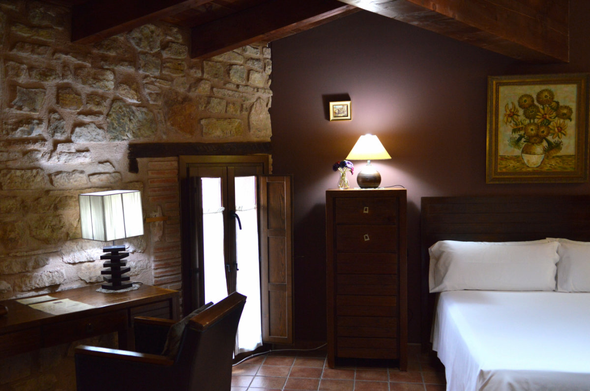 Vista del interior de la habitación Travesaña Alta