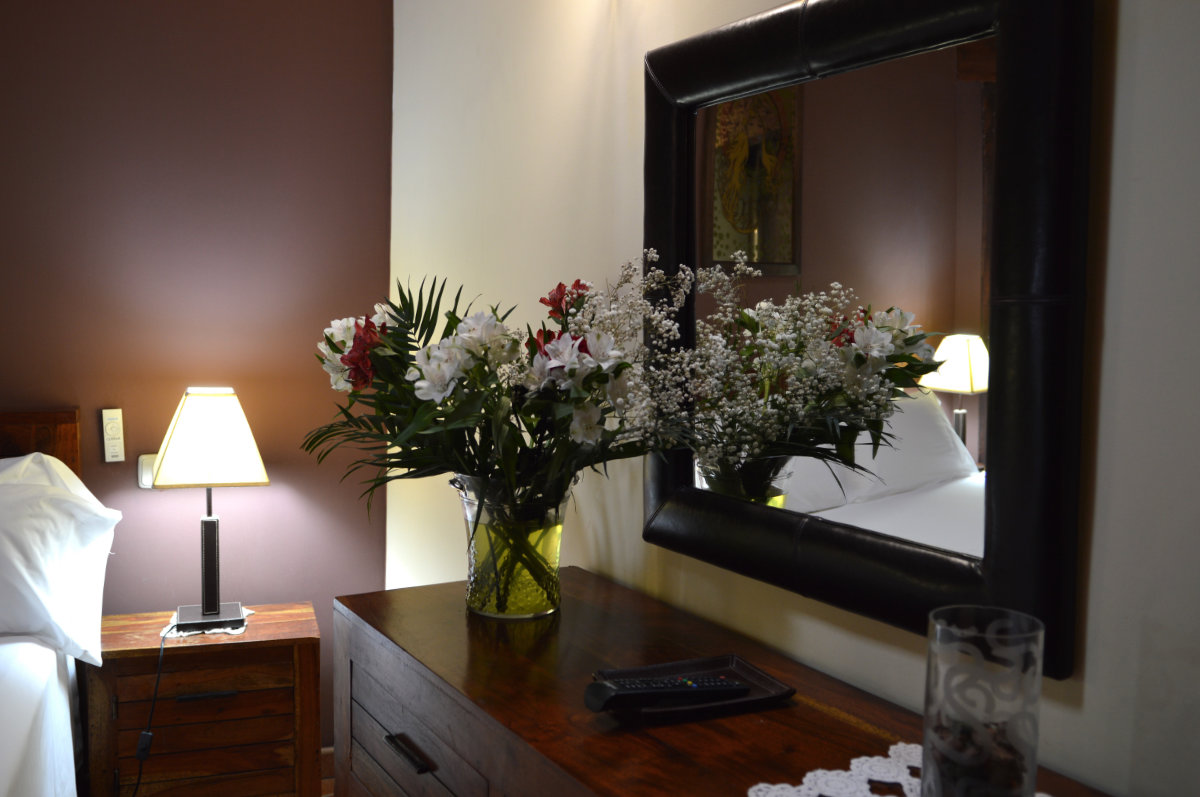 Vista del interior de la habitación Castillejos