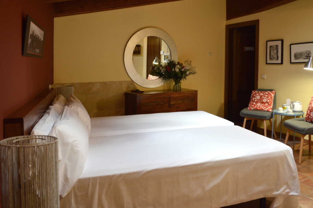 Vista del interior de la habitación Sinagoga